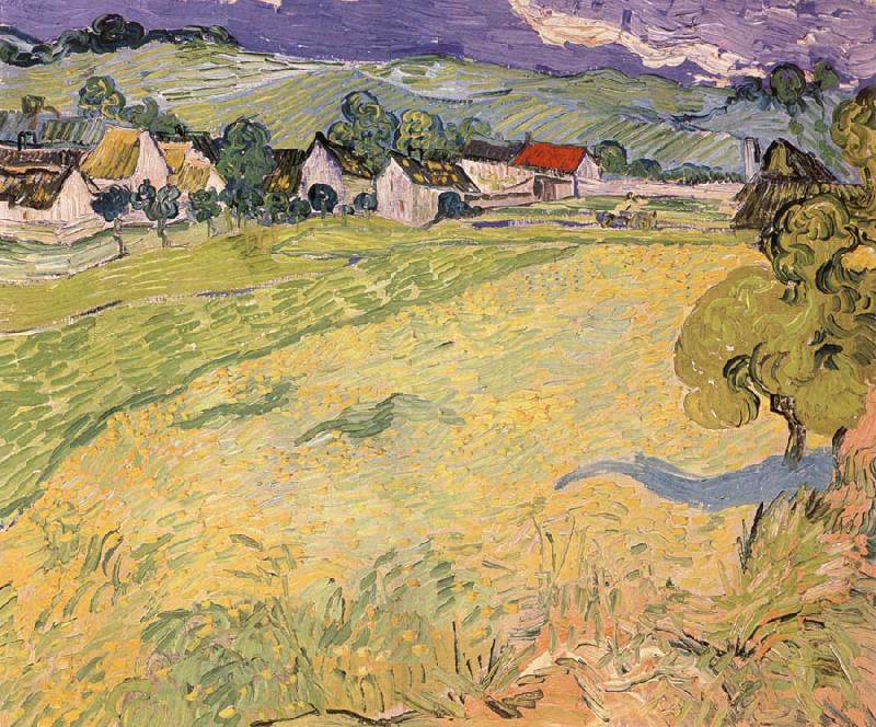 Vincent Van Gogh Les Vessenots in Auvers Spain oil painting art